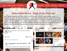 Tablet Screenshot of latindanceaberdeen.com